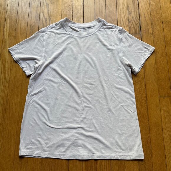 Lululemon Size 4 White Pima Cotton All Yours Short Sleeve Crewneck T-Shirt Top - Picture 13 of 14